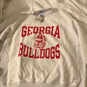 Champion Georgia Bulldogs Reverse Weave Crew